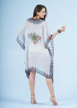 Load image into Gallery viewer, White Solid Kaftan
