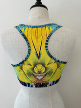 Load image into Gallery viewer, Cropped racer back top exotica yellow
