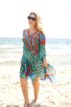 Load image into Gallery viewer, Feather Dreams Kaftan
