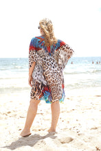 Load image into Gallery viewer, Feather Dreams Brown Kaftan
