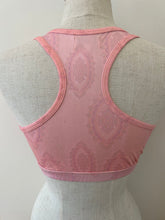 Load image into Gallery viewer, Cropped racer back top pink paisley
