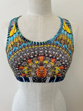 Load image into Gallery viewer, Cropped racer back top exotica yellow
