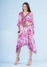 Load image into Gallery viewer, Pink Reptile Kaftan
