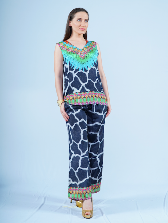 Lounge Set- Panthera (Sleeveless Top)