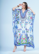 Load image into Gallery viewer, Maxi Kaftan- Casablanca
