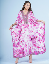 Load image into Gallery viewer, Maxi Kaftan- Pink Reptile
