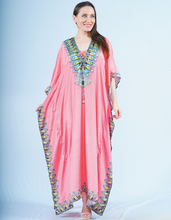 Load image into Gallery viewer, Maxi Kaftan- Pink Solid
