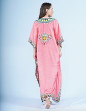 Load image into Gallery viewer, Maxi Kaftan- Pink Solid
